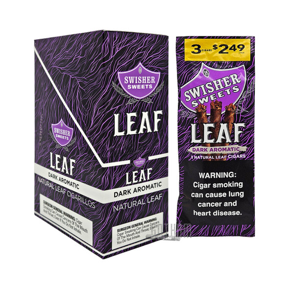 Swisher Sweets Leaf Dark Aromatic Box with Pouch