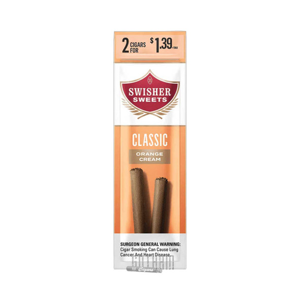 Swisher Sweets Cigarillos Orange Cream Single Pouch