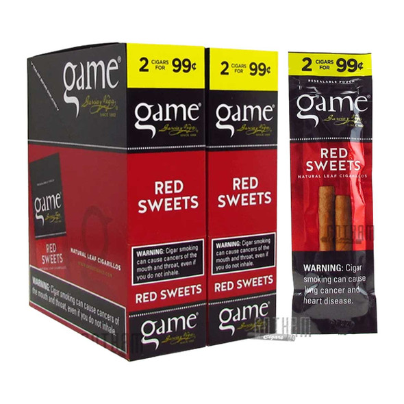Game Cigarillos Red - Box with Single Pouch