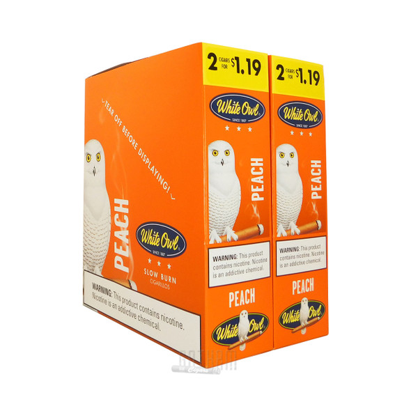 White Owl Cigarillos Peach box