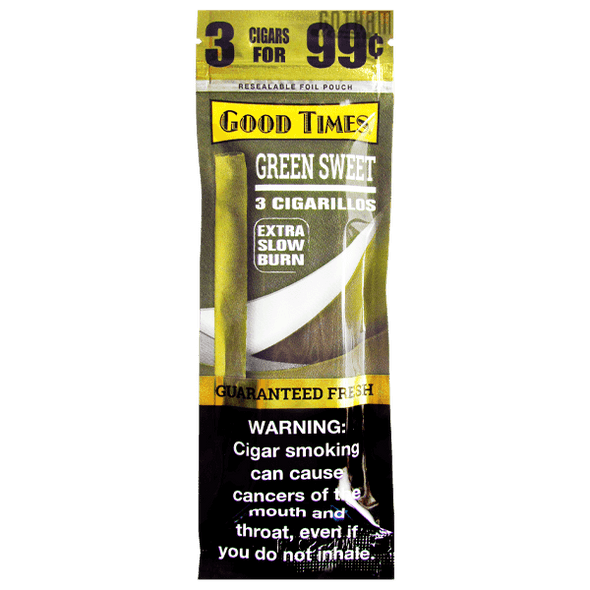 Good Times Cigarillos Green Sweet Pack