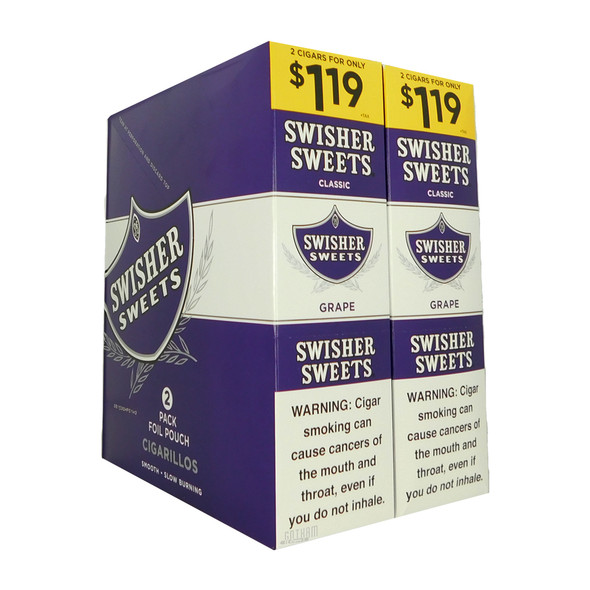 Swisher Sweets Cigarillos Grape Box