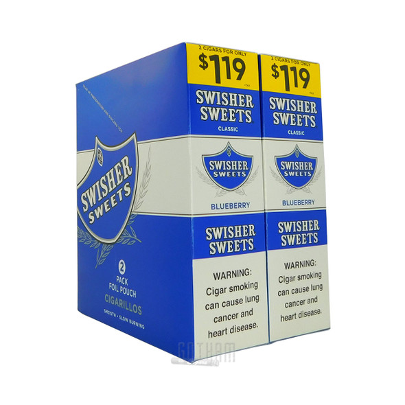 Swisher Sweets Cigarillos Blueberry box