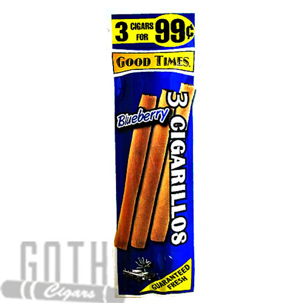 Good Times Cigarillos Blueberry Pouch foilpack