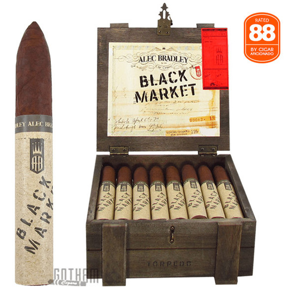 Alec Bradley Black Market Torpedo Box and Stick