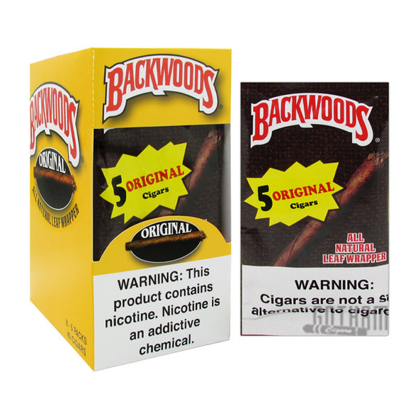 Backwoods Cigars Original Wild N' Mild Box and Foil Pack