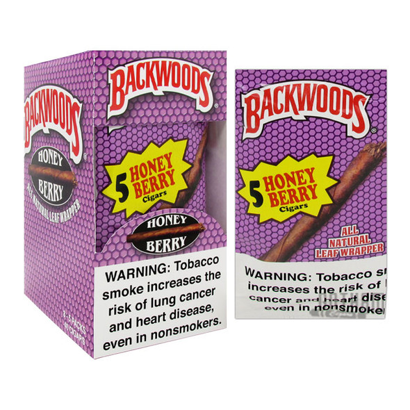 Backwoods Cigars Honey Berry Box and Foil Pack