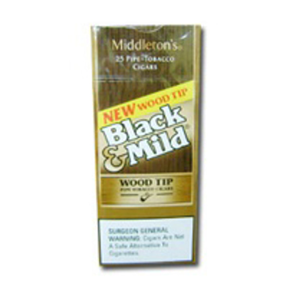 Black And Mild Wood Tip Upright