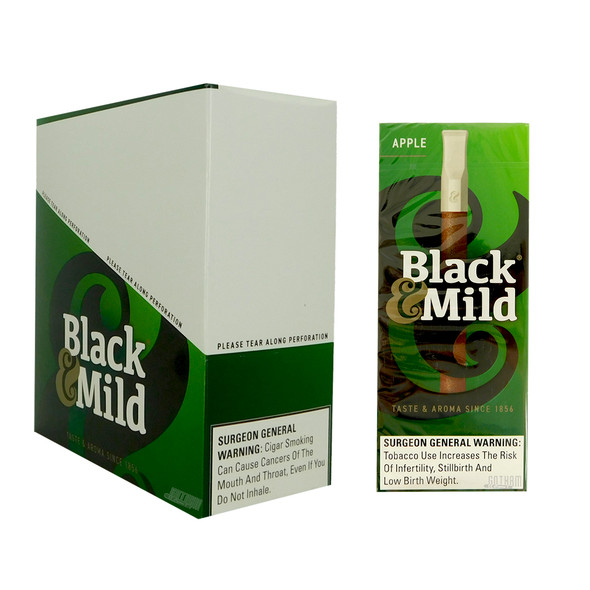 Black And Mild Apple Box and Single Pack