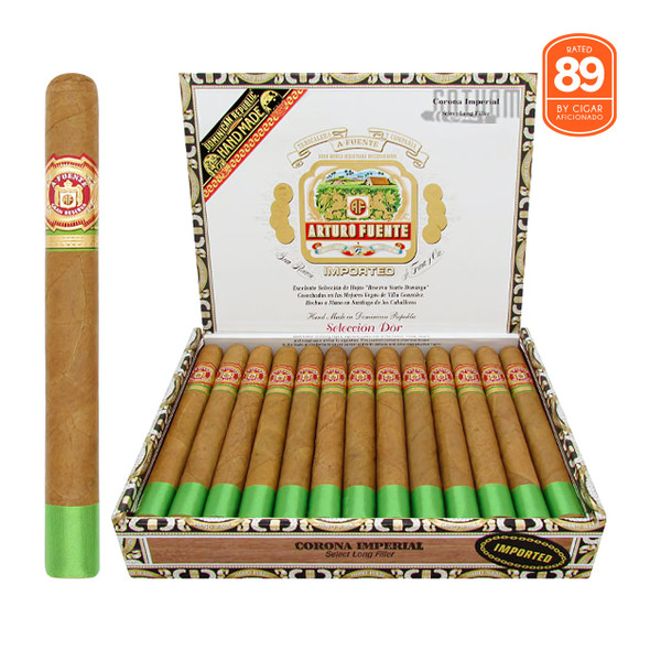 Arturo Fuente Seleccion D'Oro Corona Imperial Open Box and Stick