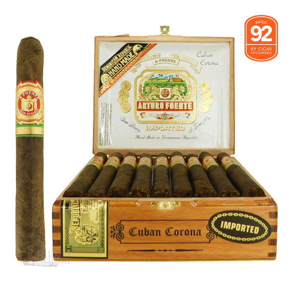 Arturo Fuente Cuban Corona open box and stick