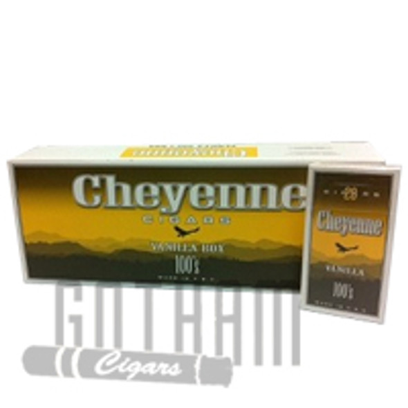 Cheyenne Filtered Cigars Vanilla 100's carton & pack