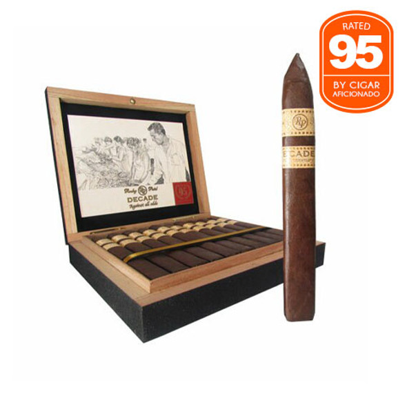 Rocky Patel Decade Torpedo open box and stick