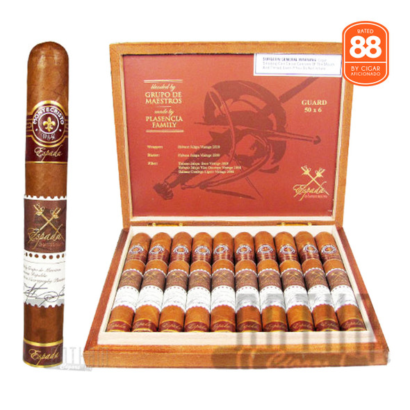 Montecristo Espada Guard Box & Stick