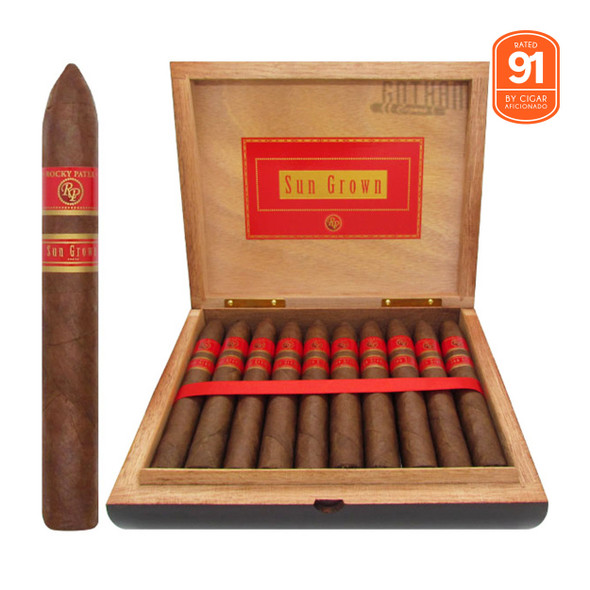 Rocky Patel Sun Grown Torpedo Open Box and Stick