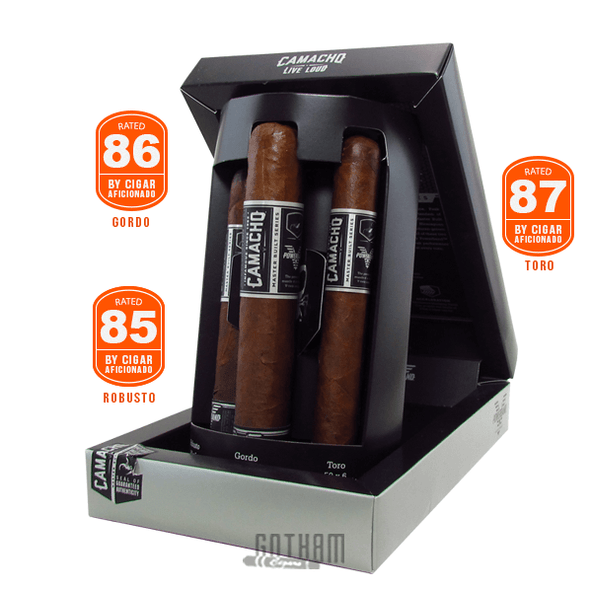 Camacho Powerband Assortment Cigar Aficionado Ranks