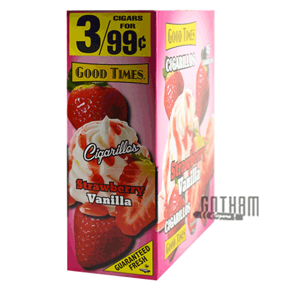 Good Times Cigarillos Strawberry Vanilla Box