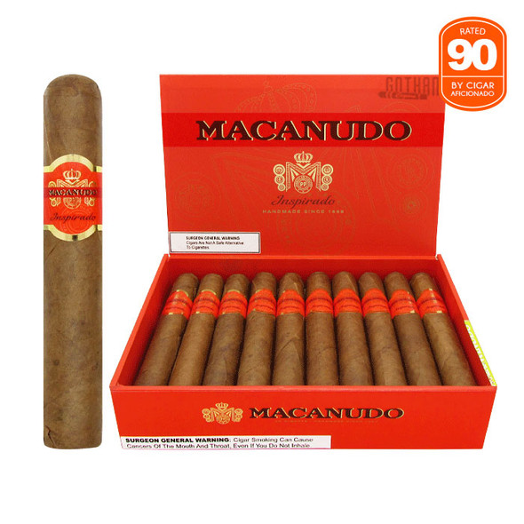 Macanudo Inspirado Orange Gigante Open Box and Stick