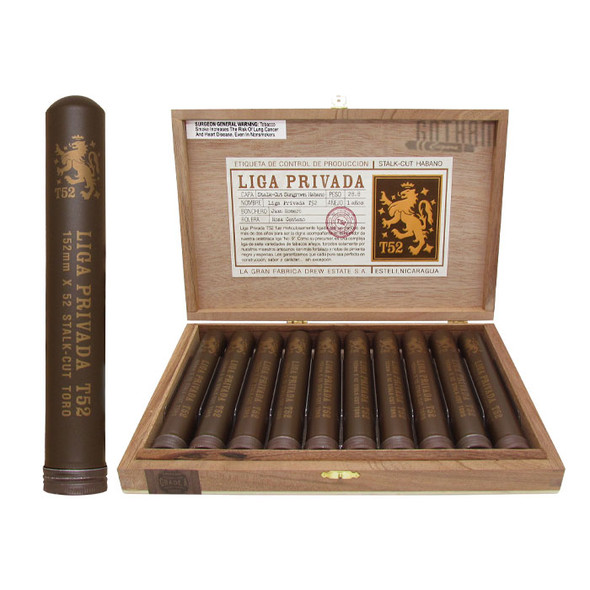 Liga Privada T52 Toro Tubo Open Box and Tube