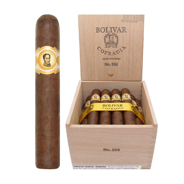 Bolivar Cofradia No. 554 Open Box and Stick