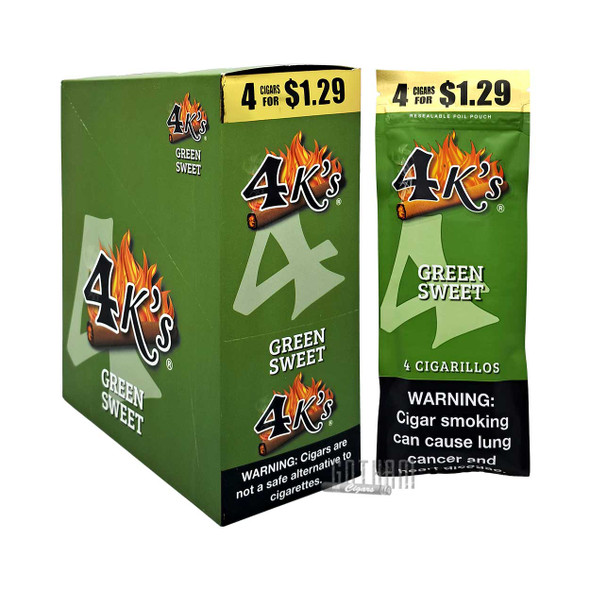 4K's cigarillos green sweet