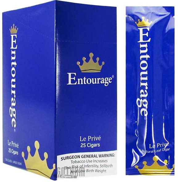 Entourage Le Prive carton and pack