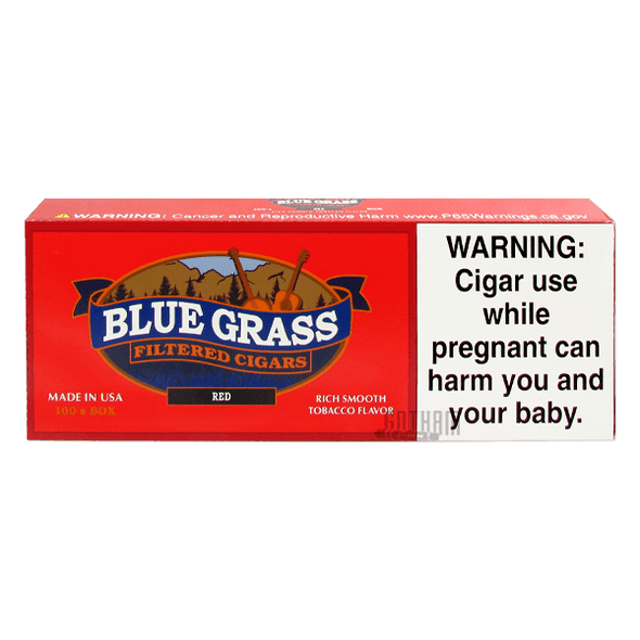 Blue Grass Filtered Cigars Red 100's