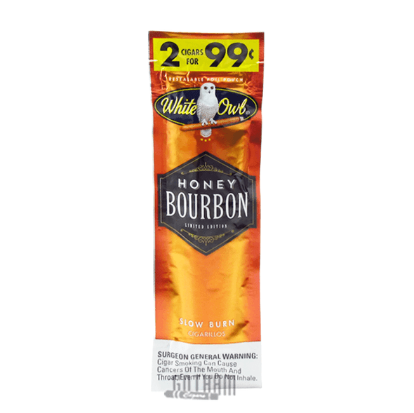 White Owl Cigarillos Honey Bourbon Pack