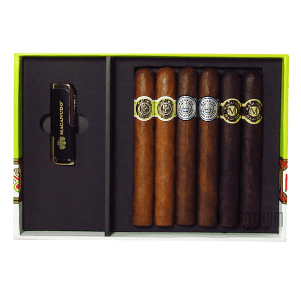 Macanudo Gift Set With Lighter Box Open