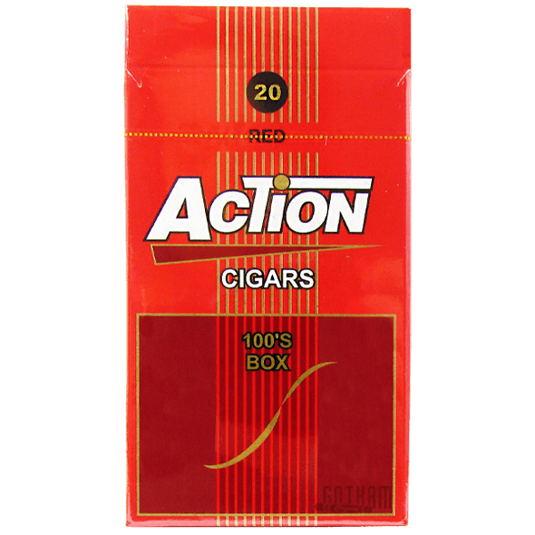 Action Filtered Cigars Red 100's Pack