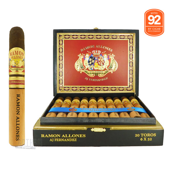 AJ Fernandez Ramon Allones Habano Toro box and stick