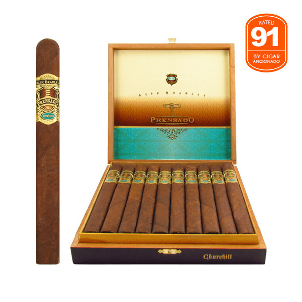 Alec Bradley Prensado Churchill open box and stick