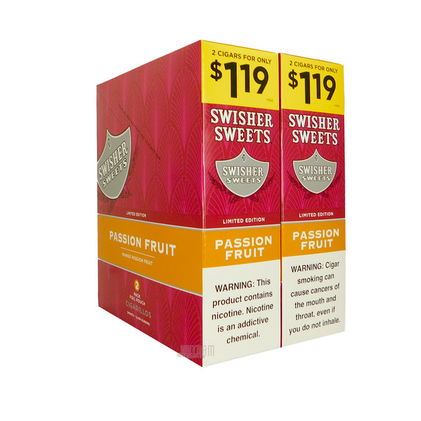 Swisher Sweets Cigarillos Passion Fruit box