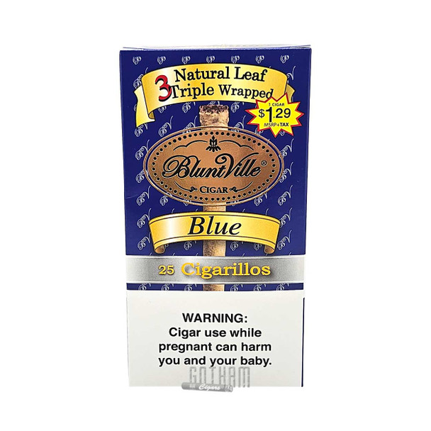 Bluntville Triple Wrapped Blue Box front 