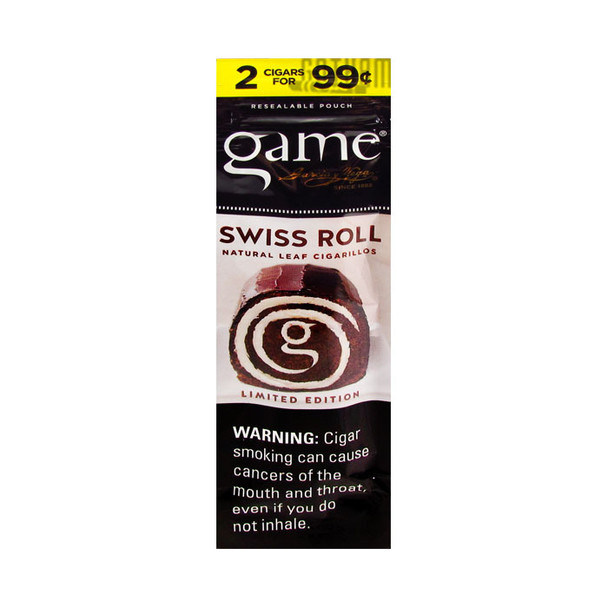Game Cigarillos Swiss Roll 2 for $0.99