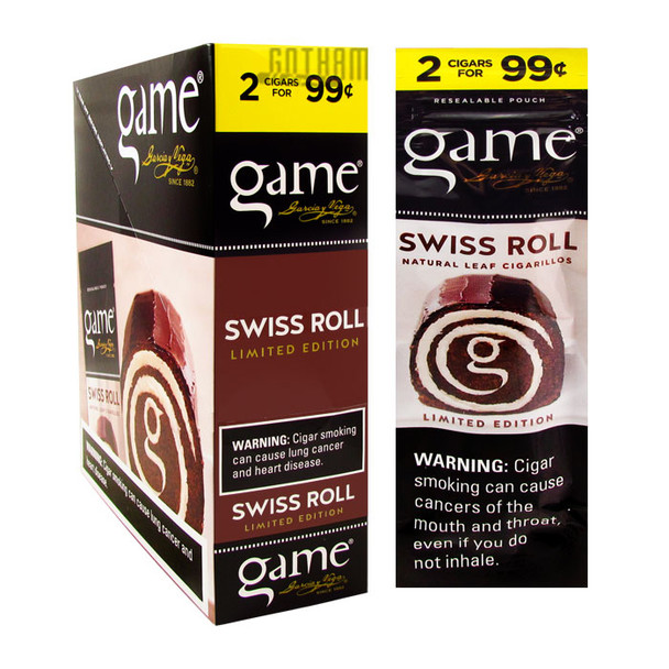 Game Cigarillos Swiss Roll 2 for $0.99