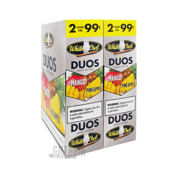 White Owl Cigarillos Duos Mango and Pineapple