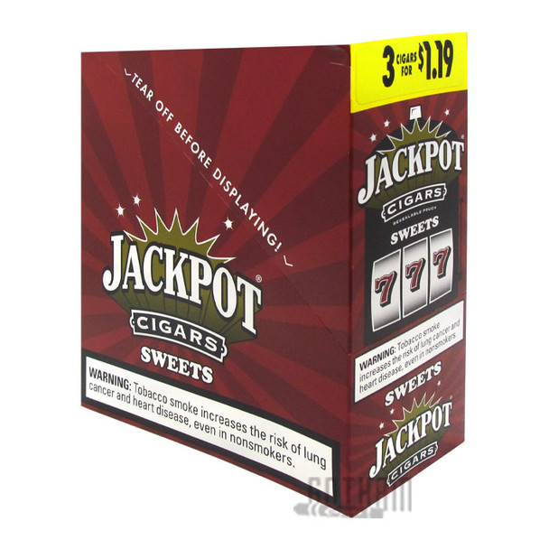 Jackpot Cigarillos Sweet 3 For $1.19