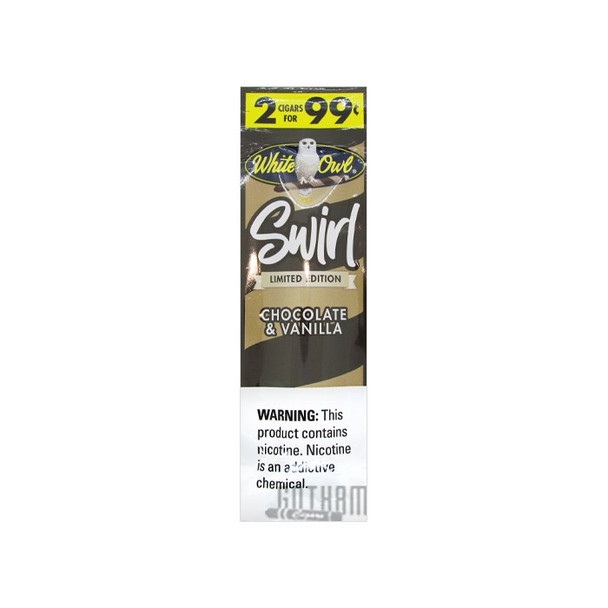 White Owl Cigarillos Swirl Chocolate & Vanilla