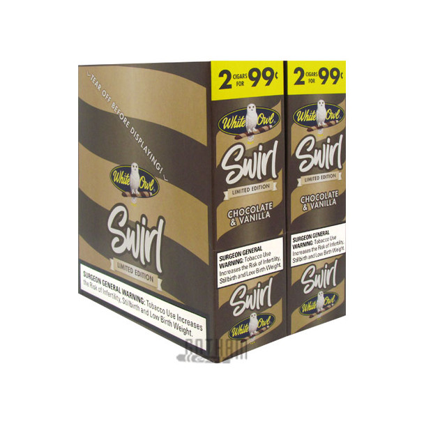 White Owl Cigarillos Swirl Chocolate & Vanilla