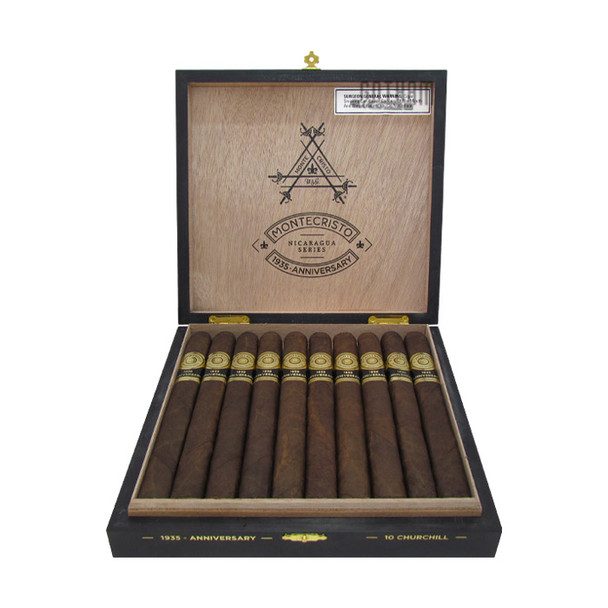 Montecristo 1935 Anniversary Nicaragua Churchill open box