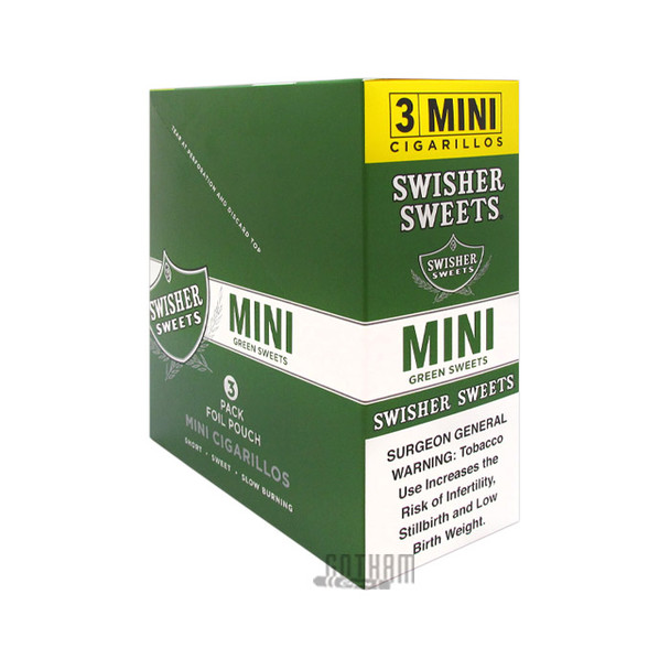 Swisher Sweets Mini Cigarillos Green Sweet Box