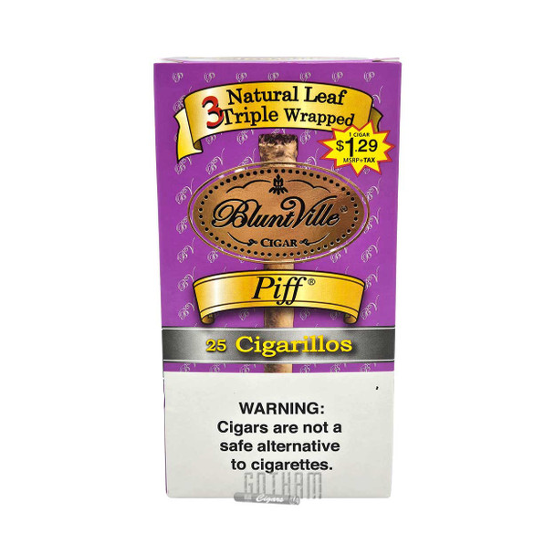 Bluntville Triple Wrapped Piff Box front
