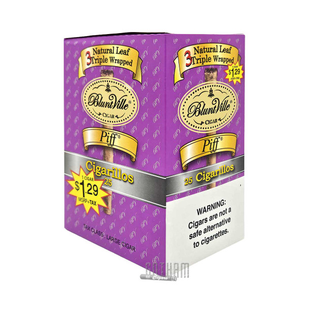 Bluntville Triple Wrapped Piff Box side