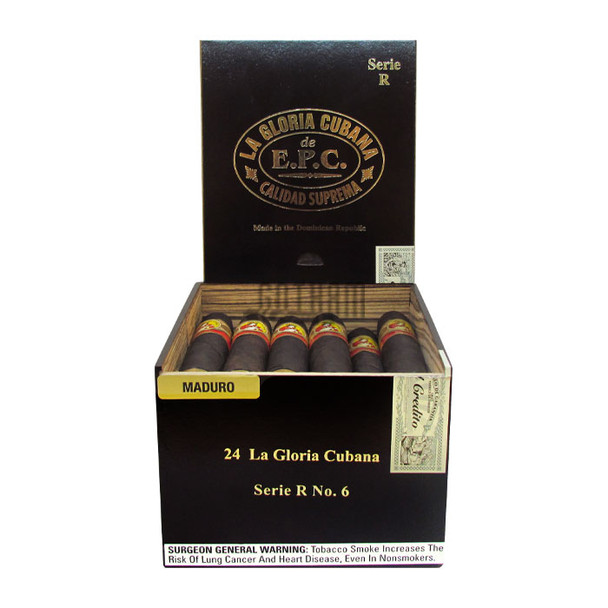 La Gloria Cubana Serie R No. 6 Maduro open box