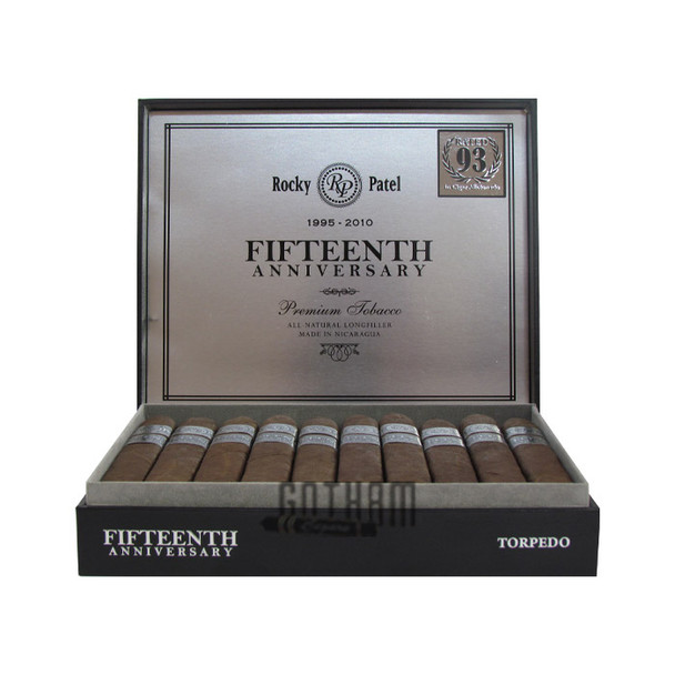 Rocky Patel 15th Anniversary Torpedo open box