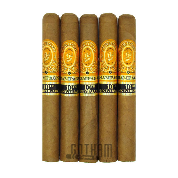 Perdomo Reserve Champagne 10th Anniversary Corona Extra five pack