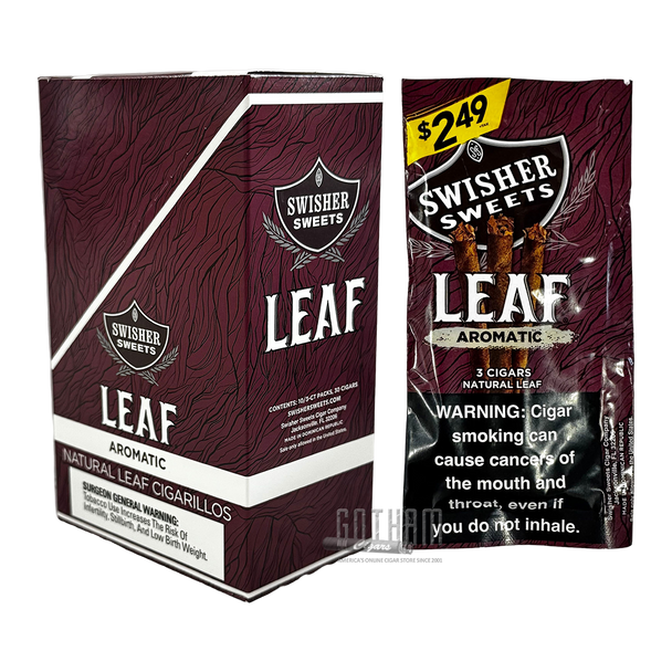 Swisher Sweets Leaf Sweet 10/3 Box with Pouch