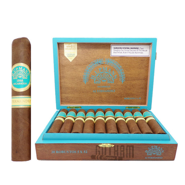 H Upmann By AJ Fernandez Robusto Box Press open box and stick