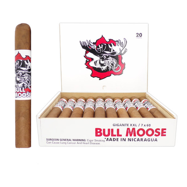 Chillin Moose Bull Moose Robusto XXL  open box and stick